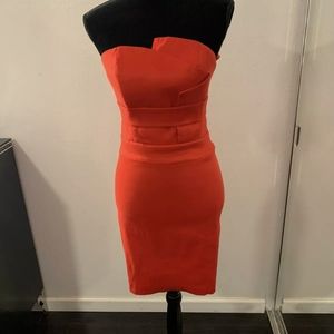 Aspeed Size 8 sexy red cocktail dress